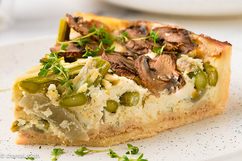 Boursin Asparagus Quiche