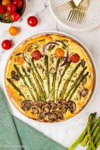 Boursin Asparagus Quiche