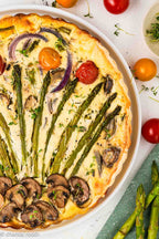 Boursin Asparagus Quiche