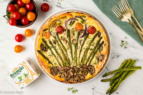 Boursin Asparagus Quiche