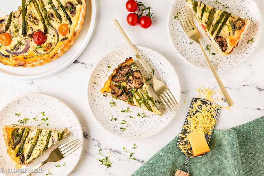 Boursin Asparagus Quiche