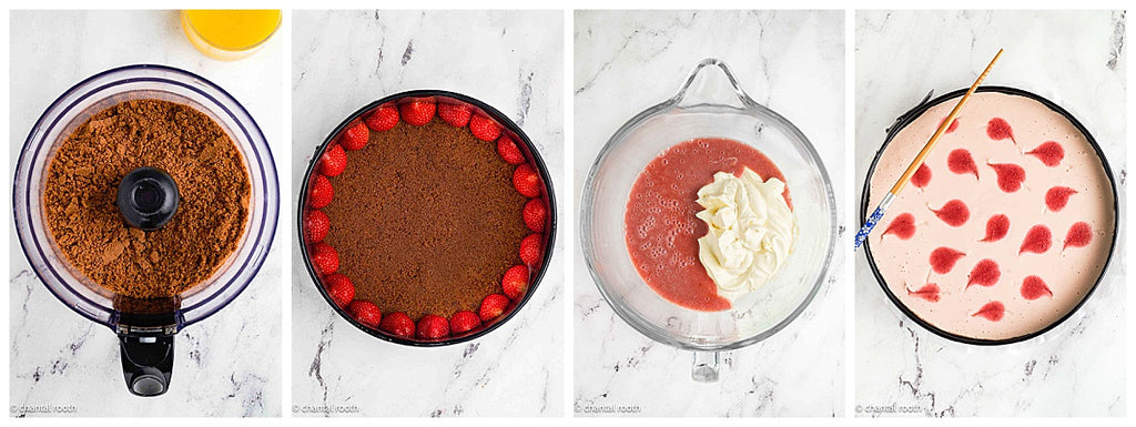 Strawberry Cheesecake (no bake)