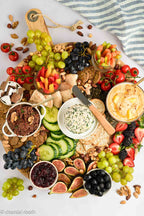 Boursin Style Cheese on a Charcuterie Board (vegan)