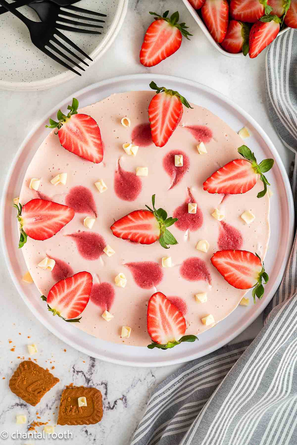 Strawberry Cheesecake (no bake)