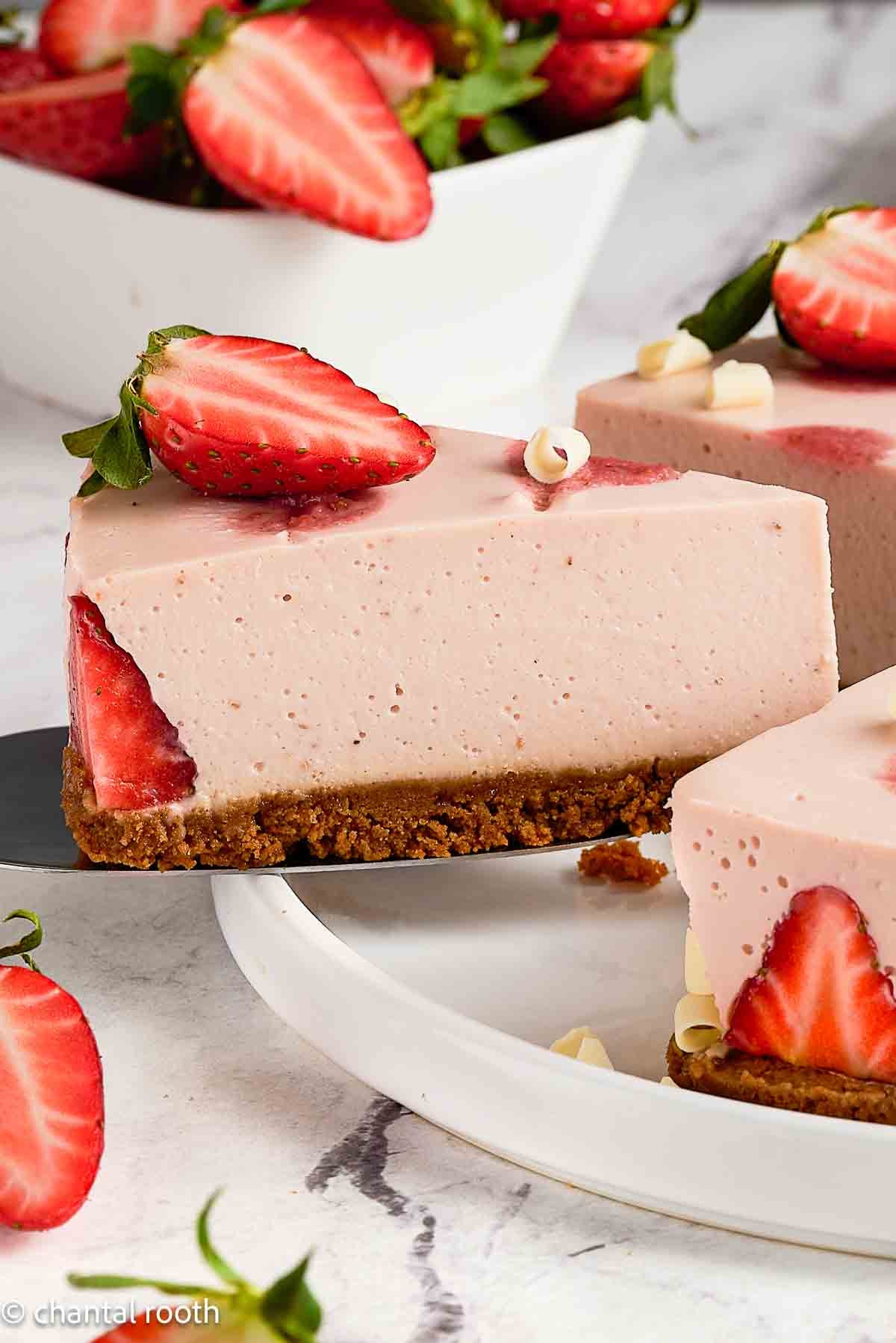 Strawberry Cheesecake (no bake)