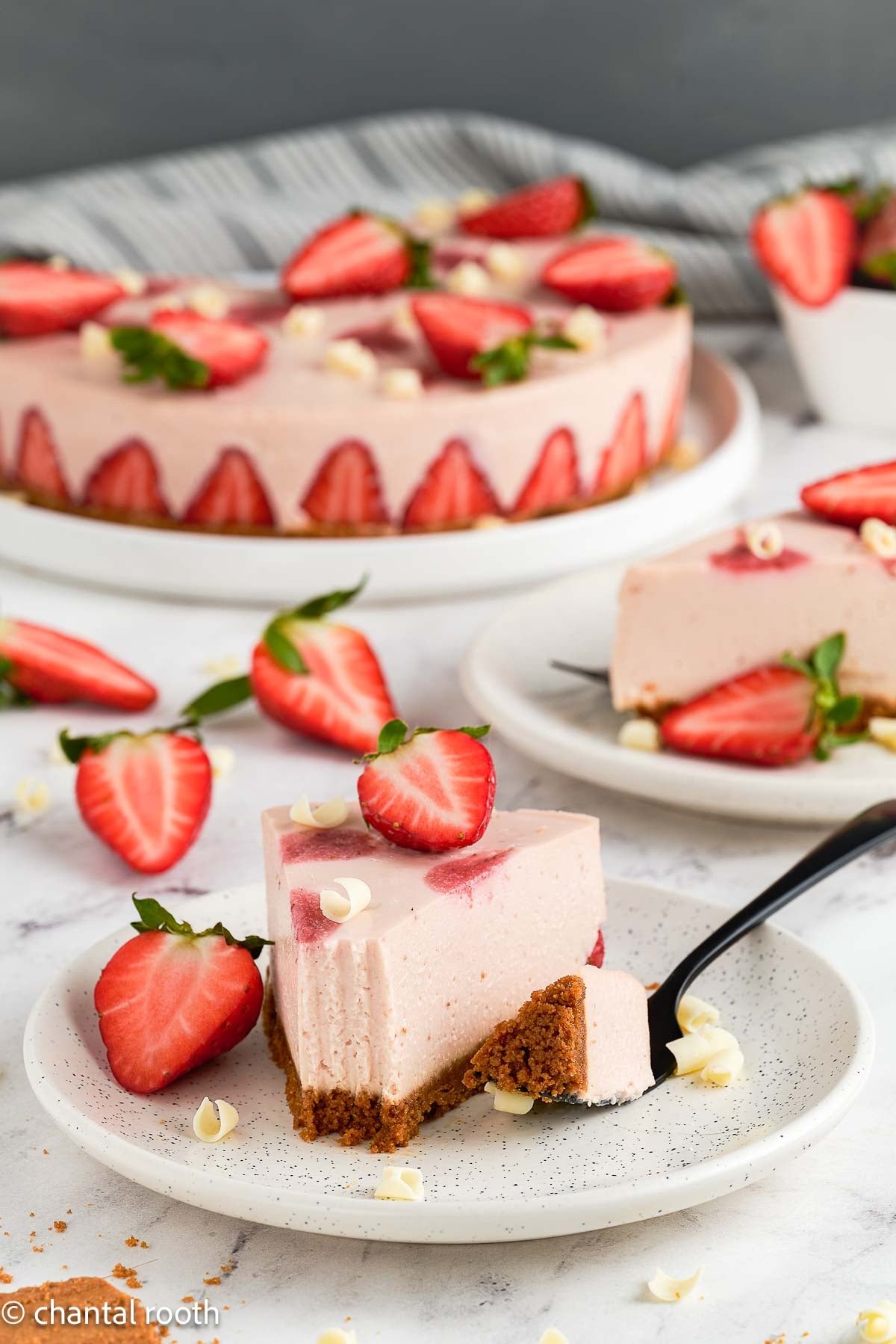 Strawberry Cheesecake (no bake)