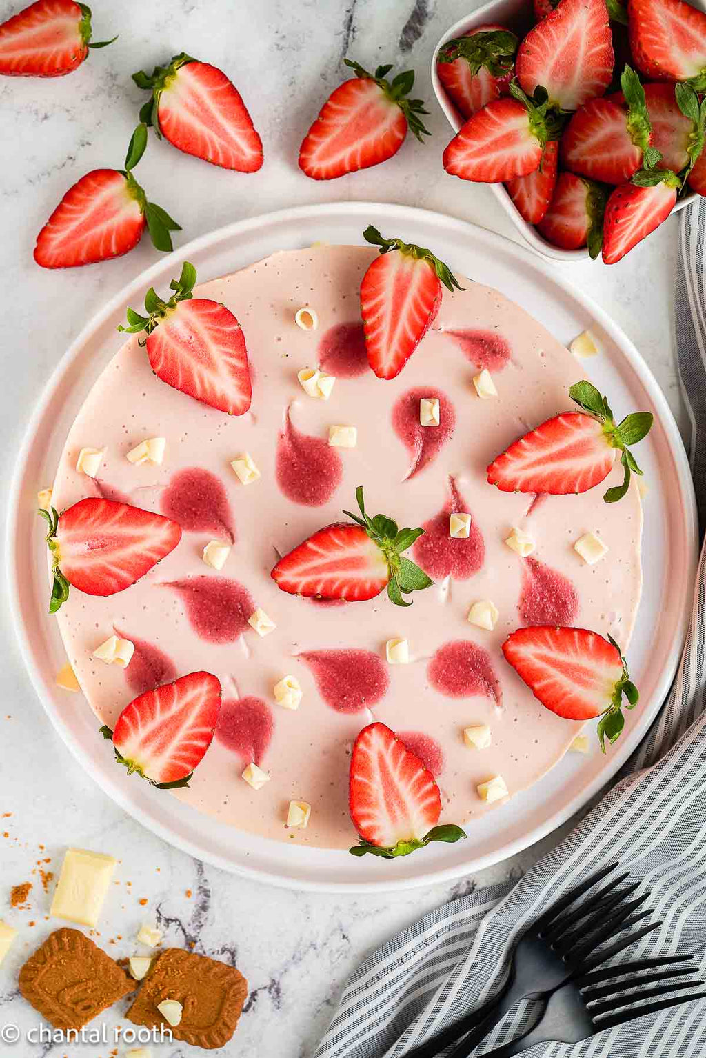 Strawberry Cheesecake (no bake)