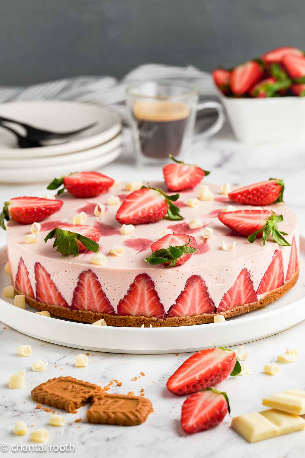 Strawberry Cheesecake (no bake)