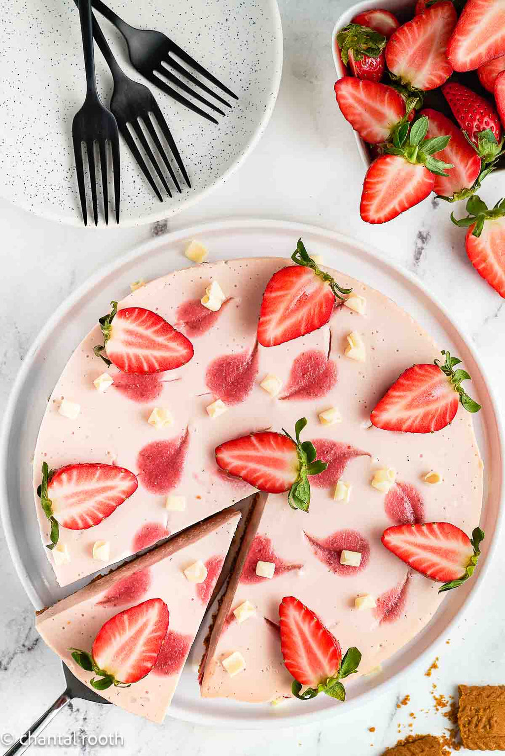 Strawberry Cheesecake (no bake)