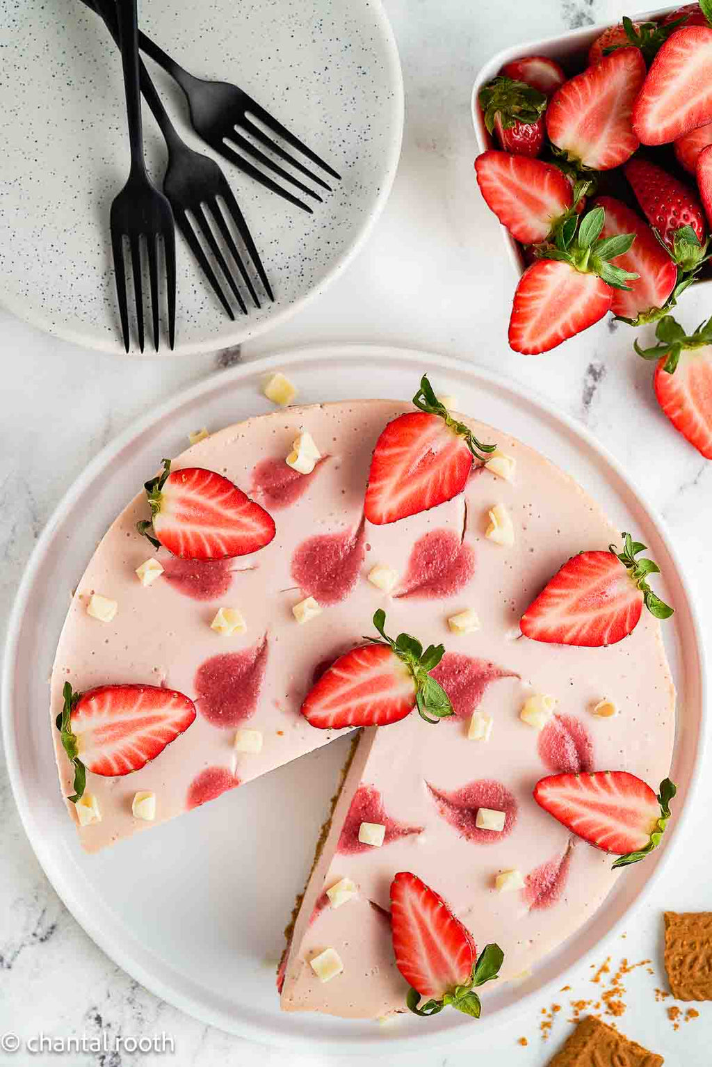Strawberry Cheesecake (no bake)