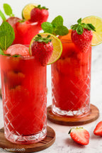 Strawberry Mojito Cocktail & Mocktail