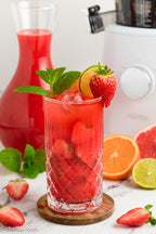 Strawberry Mojito Cocktail & Mocktail