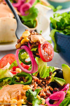 Vegan Taco Salad in Tortilla Bowls