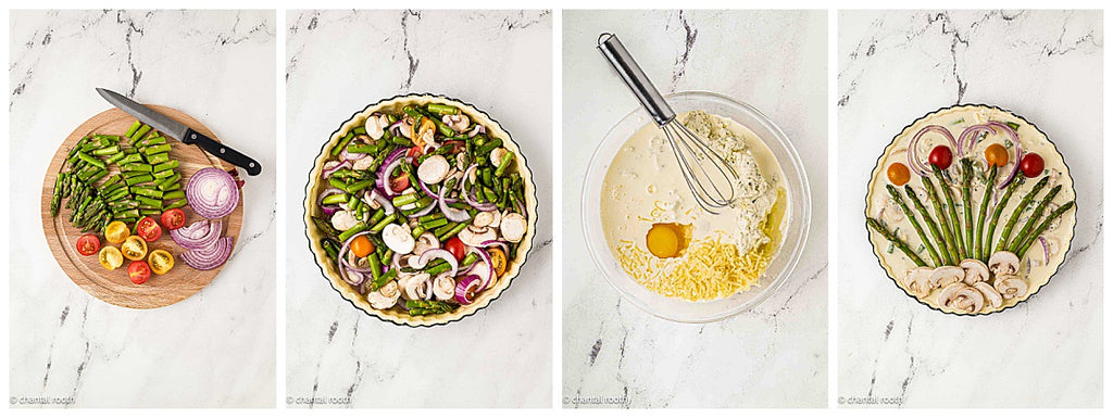 Boursin Asparagus Quiche