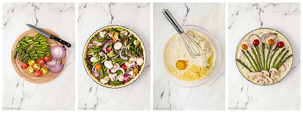 Boursin Asparagus Quiche